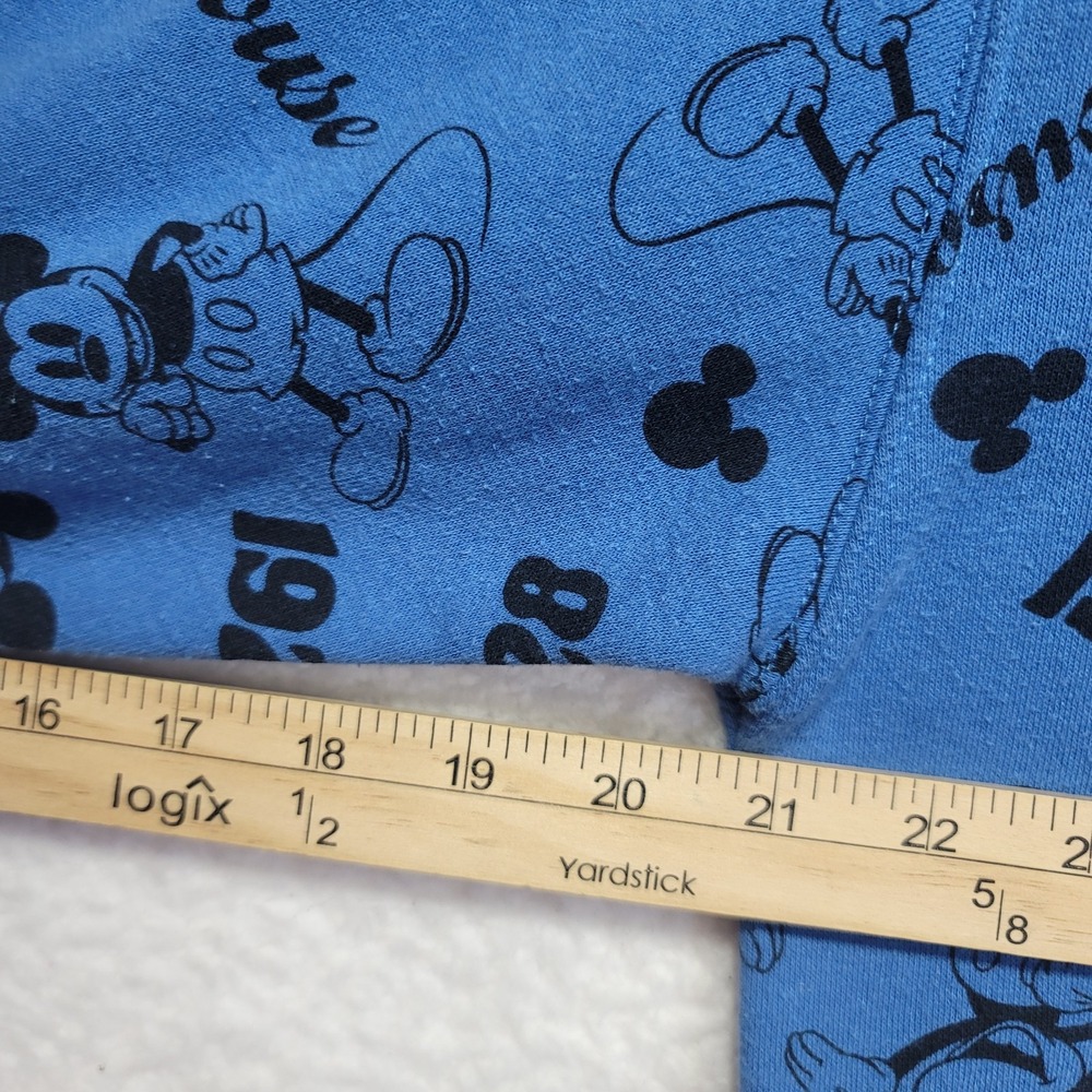 Disney "Mickey Mouse 1928" Blue & Black Graphic Sweatshirt - Picture 6 of 7